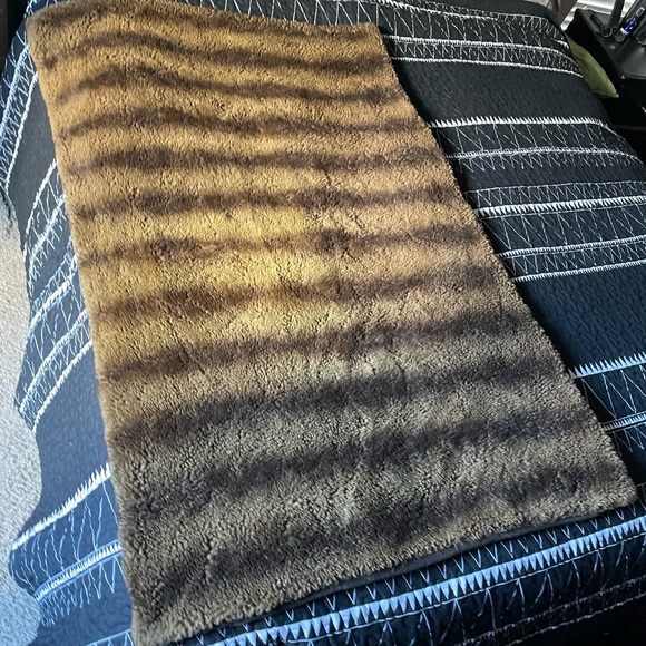 Other - Brown Faux Fur Throw Blanket